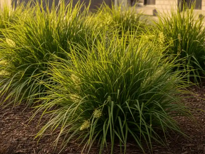Lomandra hystrix mass planting